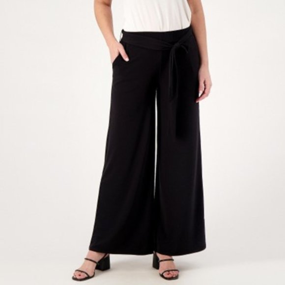 Girl With Curves Petite Wide Leg Knit Pant PXL NWOT - Picture 1 of 4